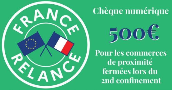 #FranceRelance : le chèque numérique de 500€, désormais pour TOUS !